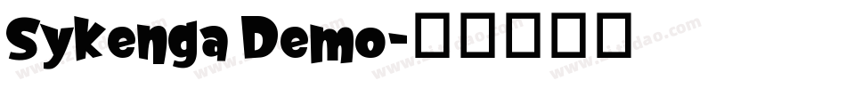 Sykenga Demo字体转换